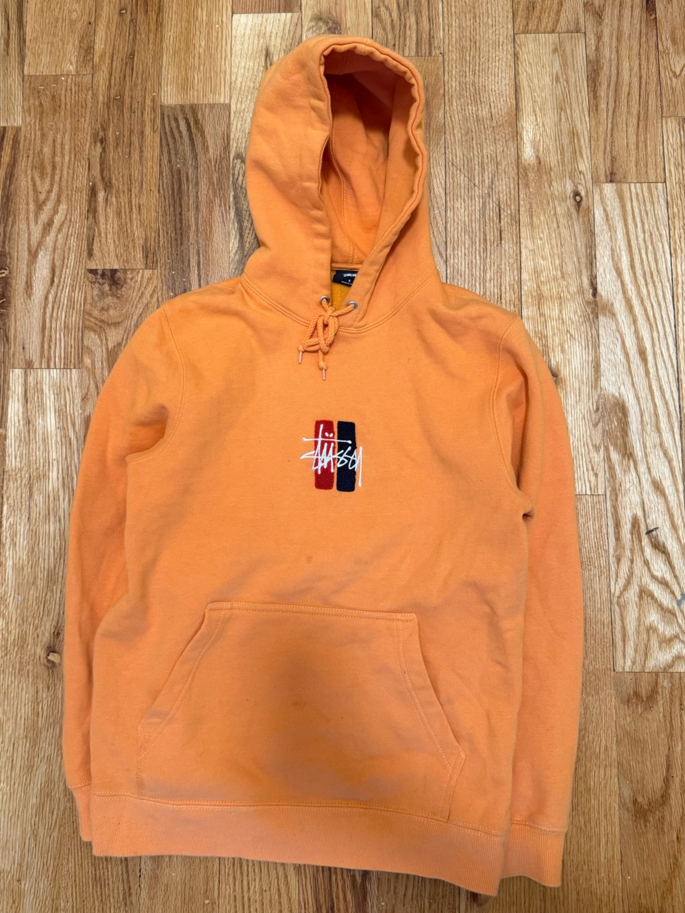 Orange Stussy Pullover Hoodie 🍊